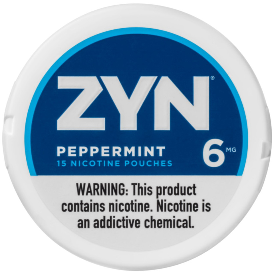 ZYN Nicotine Pouches - 1PK Peppermint 6MG