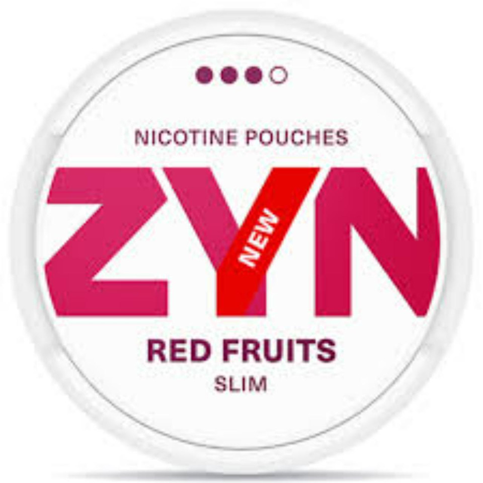 ZYN Nicotine Pouches - 1PK Red Fruits Slim 9MG