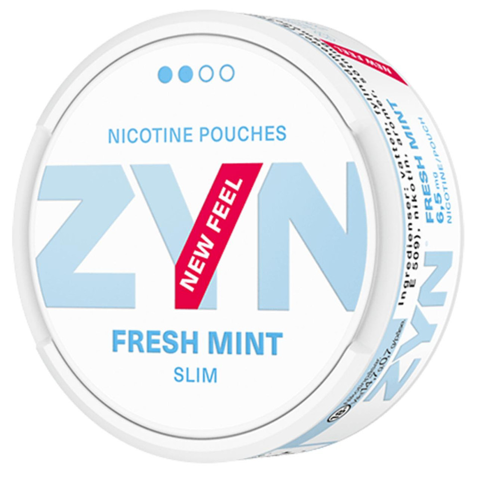 ZYN Nicotine Pouches - 1PK Fresh Mint Slim 6.5MG