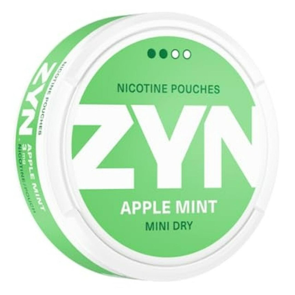 ZYN Nicotine Pouches - 1PK Apple Mint Mini Dry 3MG