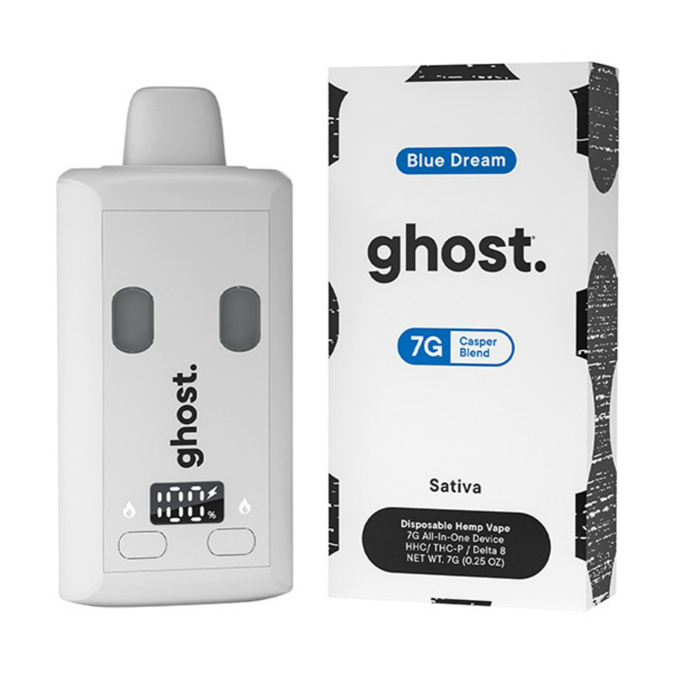 Ghost Casper Blend D8 HHC THC-P Disposable 7G-1PK Blue Dream