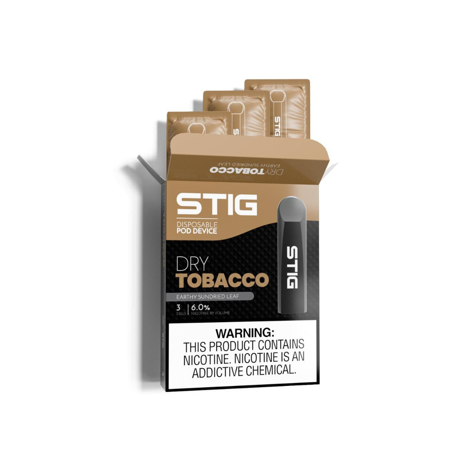 STIG 60MG Disposable Pod Device - 3PK Dry Top