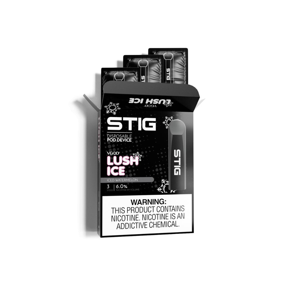 STIG 60MG Disposable Pod Device - 3PK Lush Ice