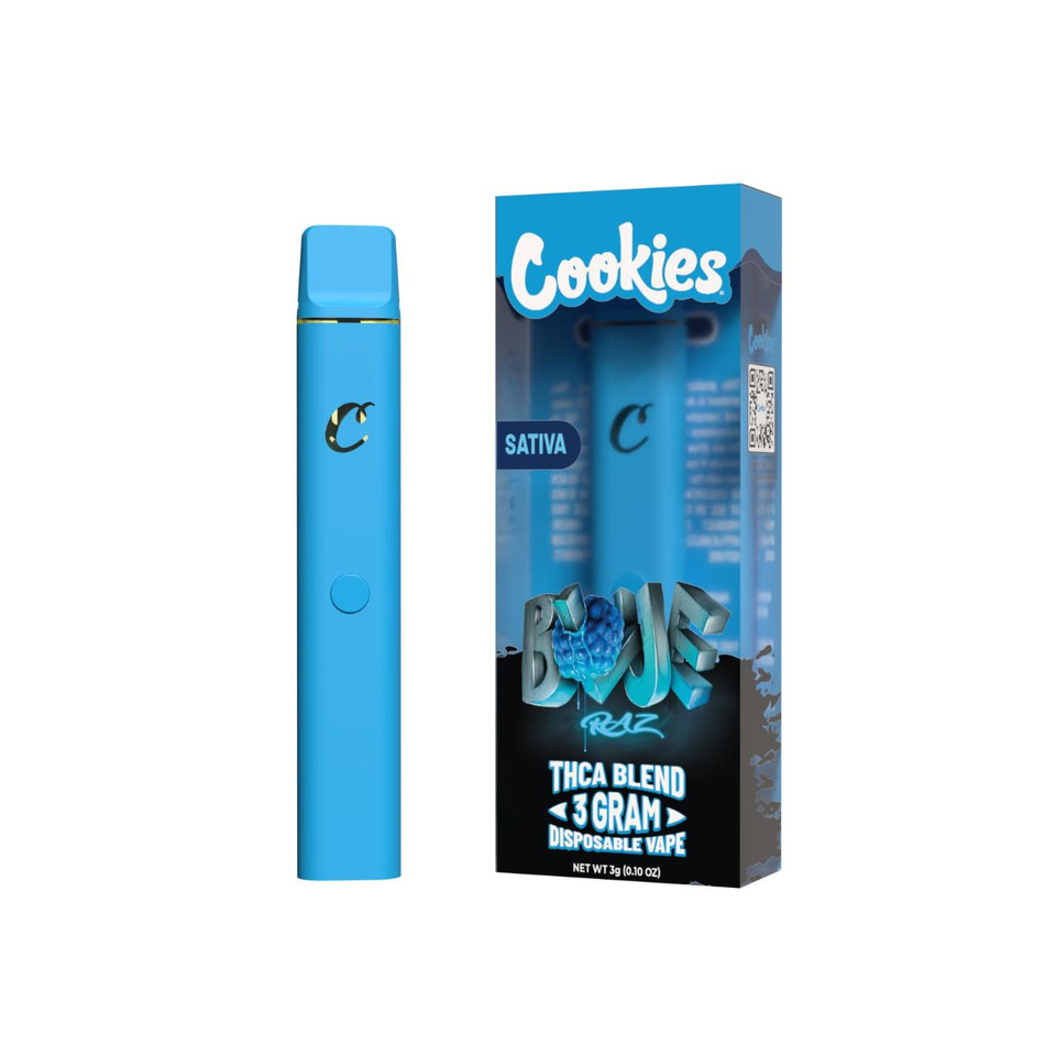 Cookies THC-A Blend Disposable 3G Blue Razz