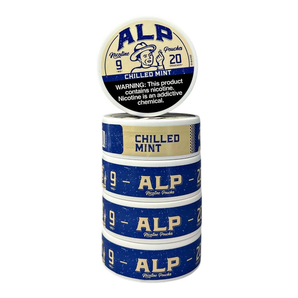 ALP Nicotine Pouches - 5PK Chilled Mint 9MG