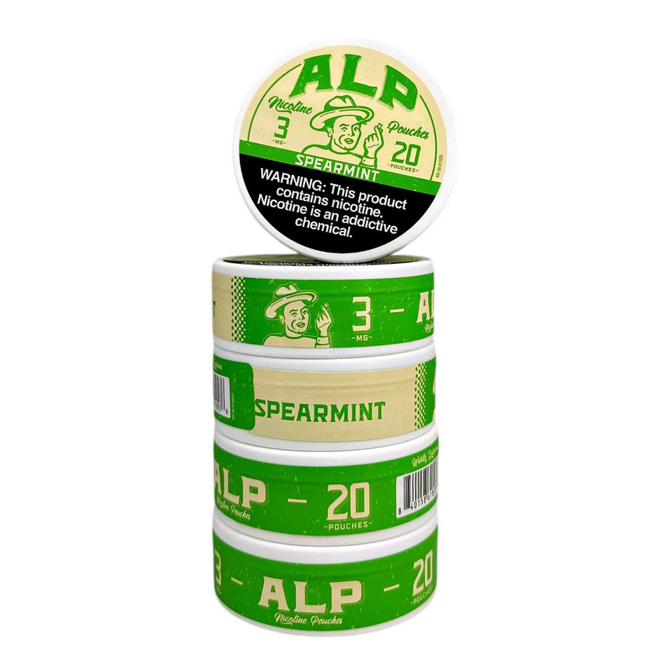 ALP Nicotine Pouches - 5PK Spearmint 3MG