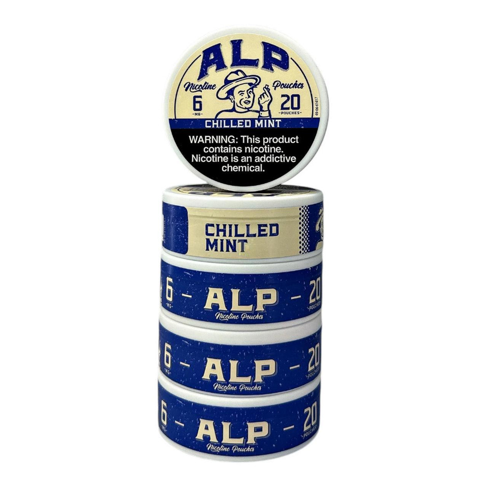 ALP Nicotine Pouches - 5PK Chilled Mint 6MG