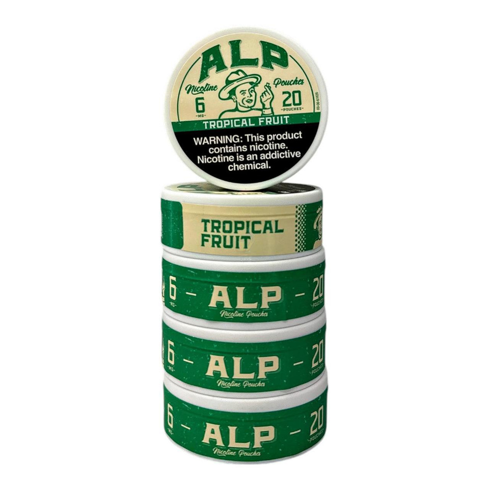 ALP Nicotine Pouches - 5PK Tropical Fruit 6MG