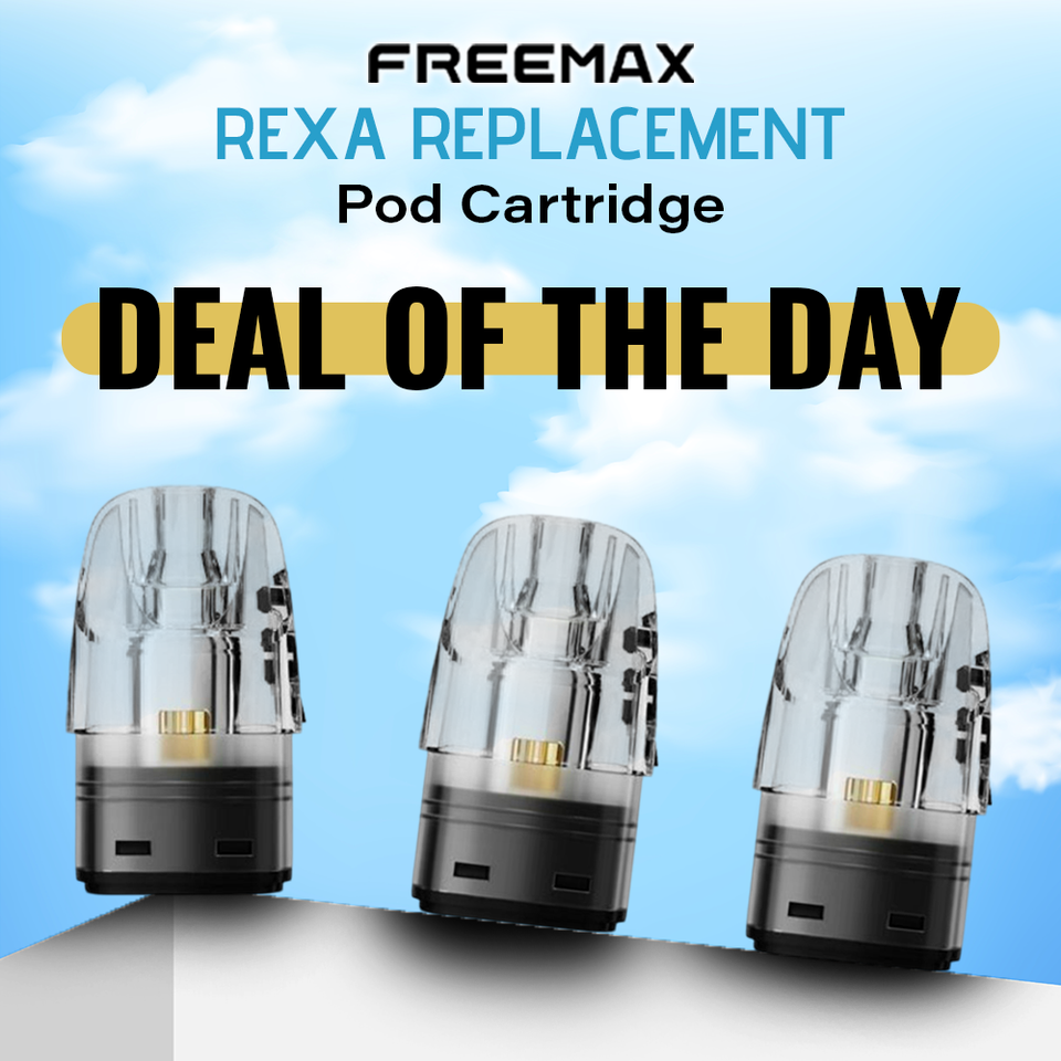 FreeMax Rexa Replacement Pod -(Pack of 3)