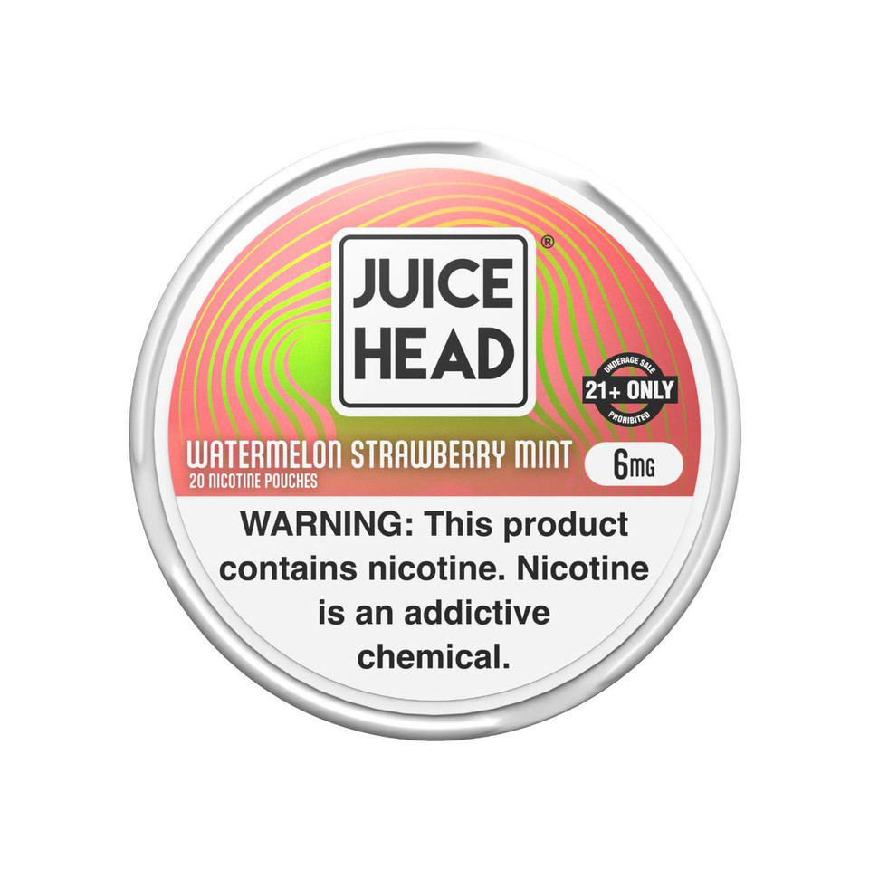 Juice Head Nicotine Pouches - 1PK Watermelon Strawberry Mint 6MG