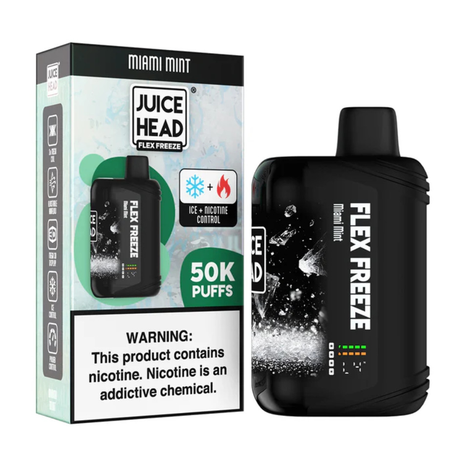 Juice Head Flex Freeze 50K Puff Disposable Miami Mint