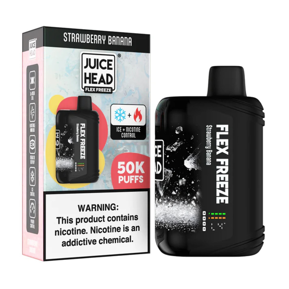 Juice Head Flex Freeze 50K Puff Disposable Strawberry Banana