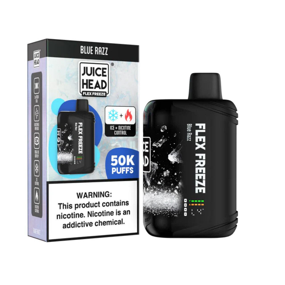 Juice Head Flex Freeze 50K Puff Disposable Blue Razz - Freeze