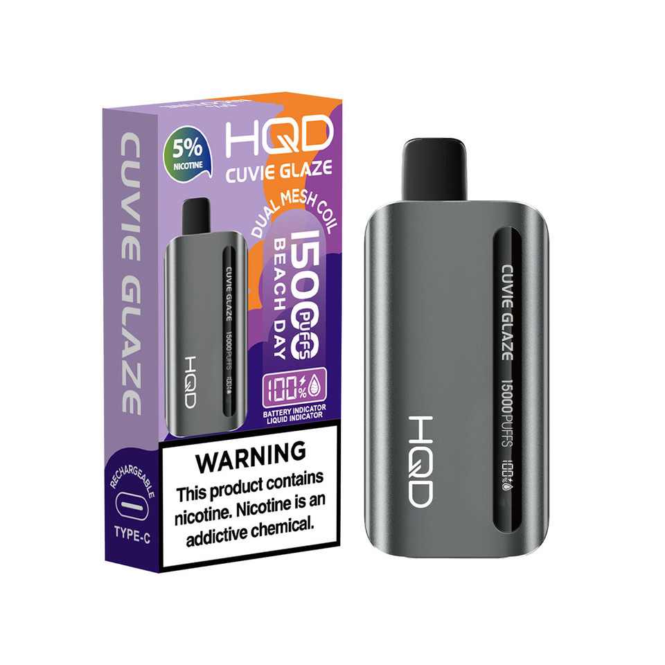 HQD Cuvie Glaze 15000 Puff Disposable Beach Day