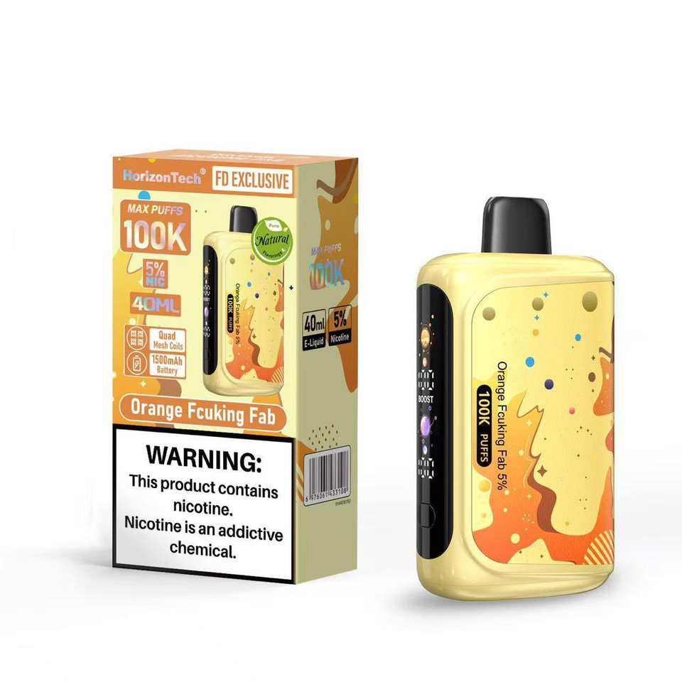 HorizonTech 100K Puff Disposable Orange Fcuking Fab