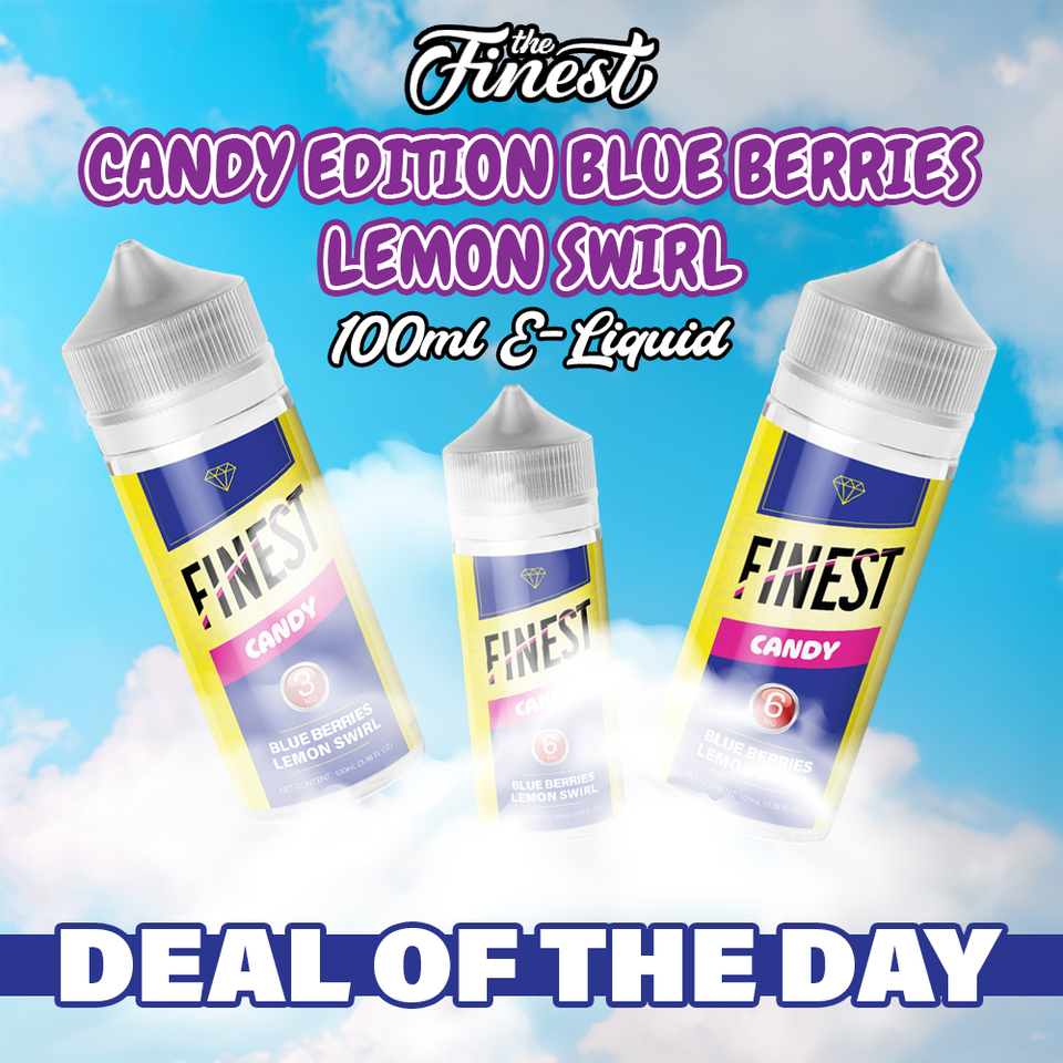 The Finest Candy Edition Blue Berries Lemon Swirl 100ml E-Liquid