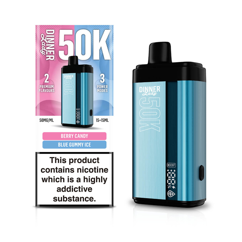 Dinner Lady 50K Puff Disposable Berry Candy & Blue Gummy Ice