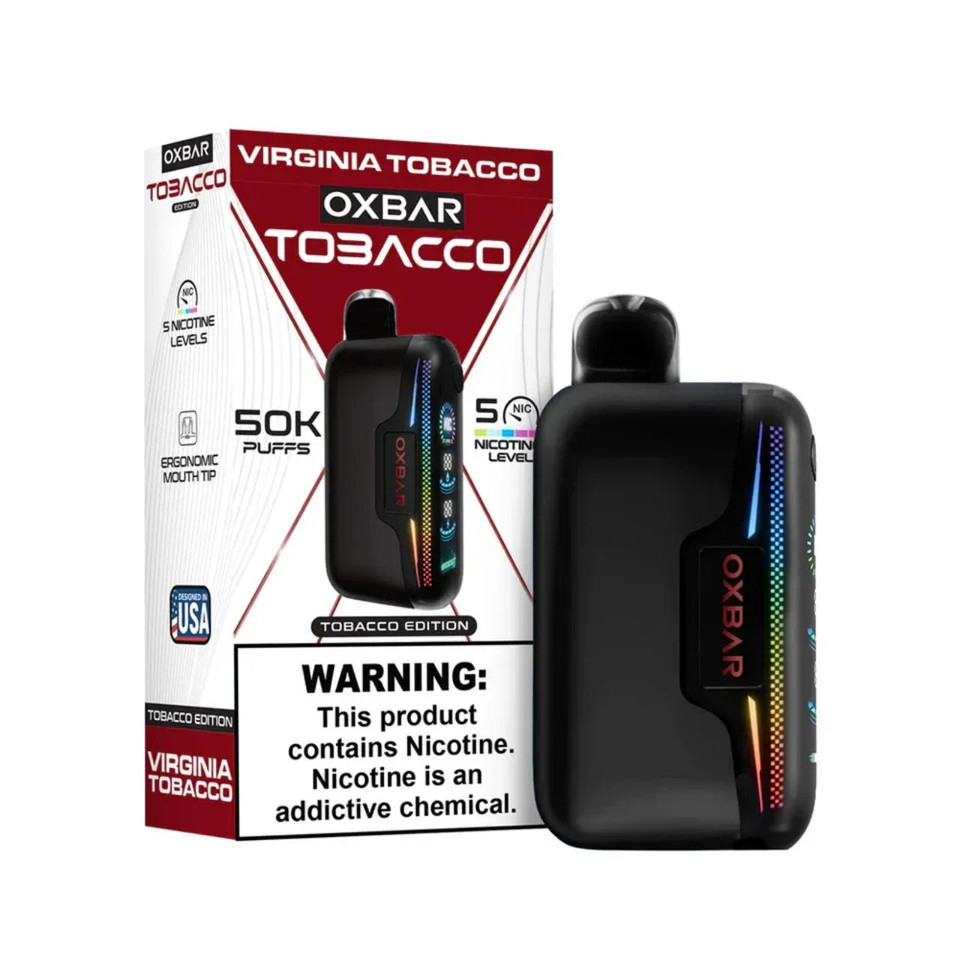 OXBAR Astro Maze 50K Puff Disposable Virginia Tobacco
