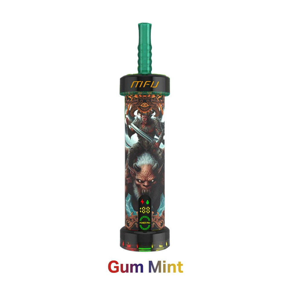 MFU SHISHA X1 Hookah 40,000 Puff Disposable Gum-Mint