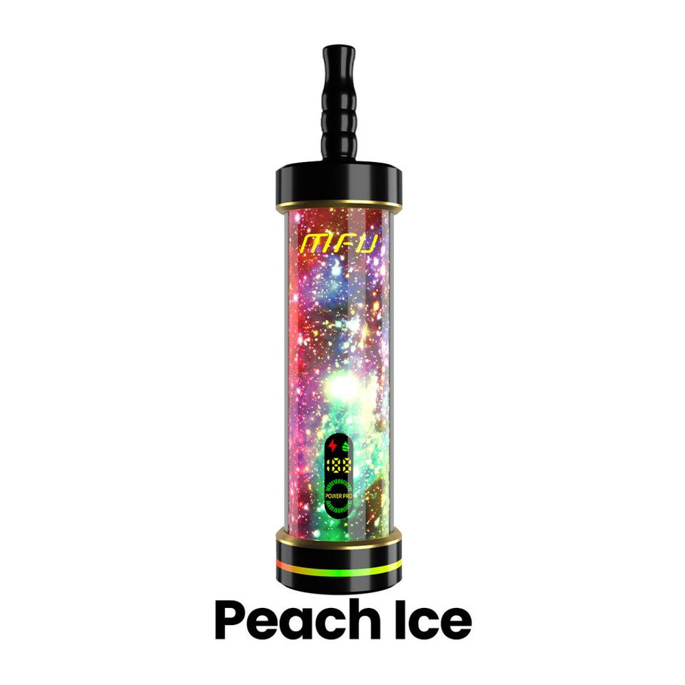 MFU SHISHA X2 Hookah 60000 Puff Disposable-Peach Ice