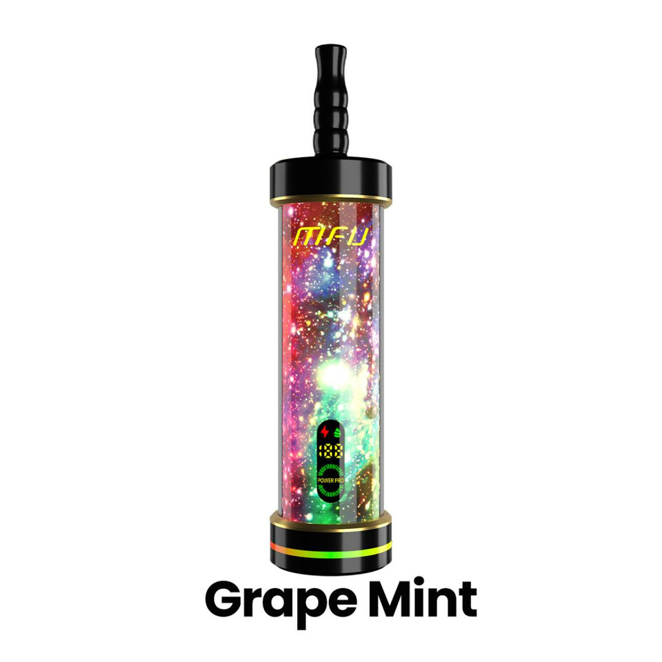 MFU SHISHA X2 Hookah 60000 Puff Disposable-Grape Mint