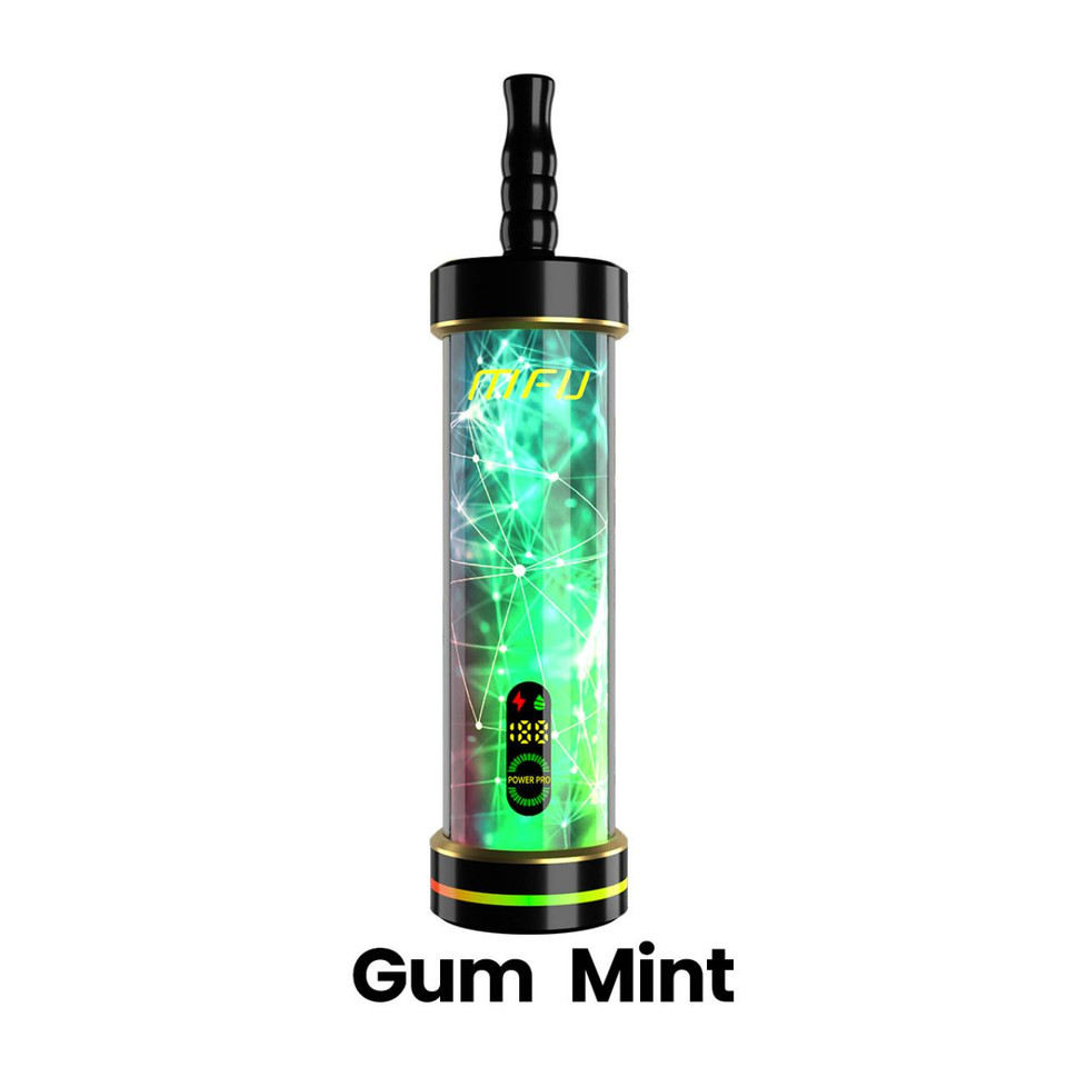 MFU SHISHA X2 Hookah 60000 Puff Disposable-Gum Mint