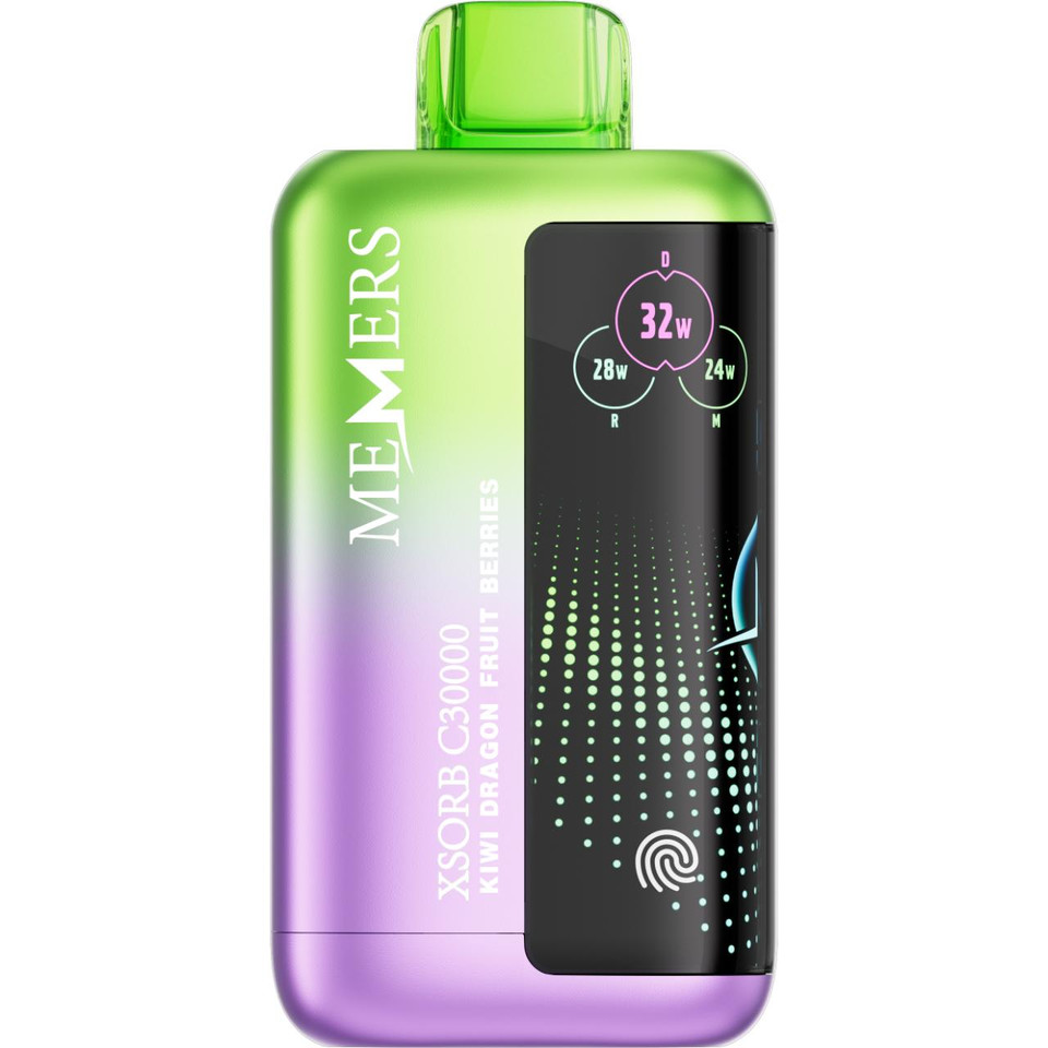 Memers Xsorb C30000 Puff Disposable Kiwi Dragon Fruit Berries