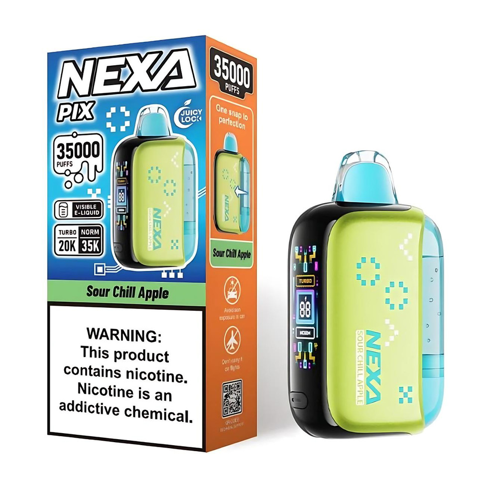 NEXA PIX 35K Puff Disposable-Sour Chill Apple