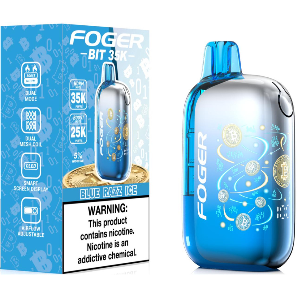 Foger BIT 35K Puff Disposable Blue Razz Ice