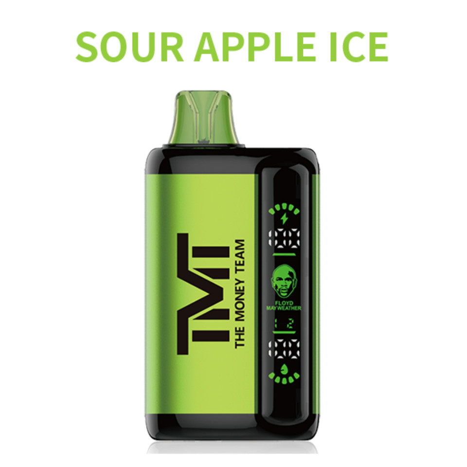 TMT Floyd Mayweather 15000 Puff Disposable Sour Apple Ice