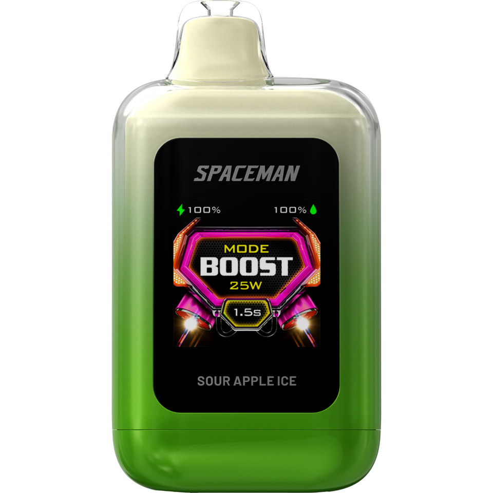 SMOK SpaceMan Nebula 25K Plus 25000 Puff Disposable SOUR APPLE ICE