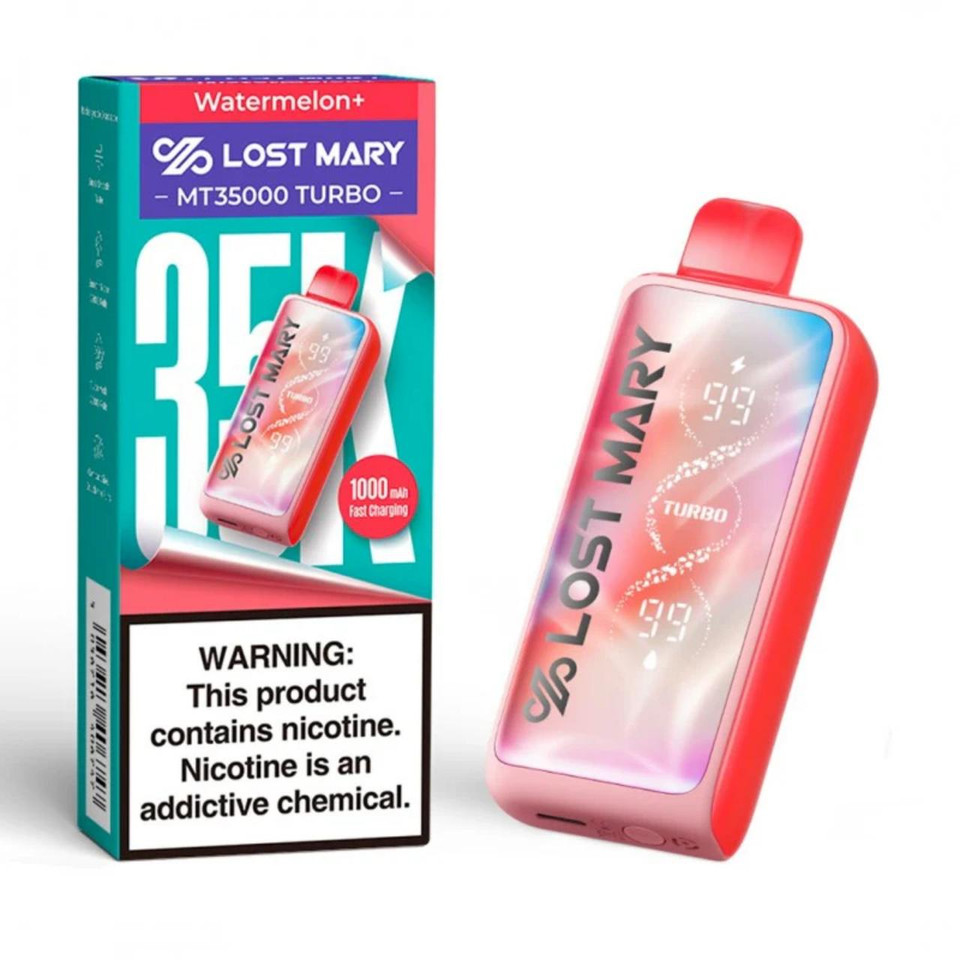 Lost Mary MT 35000 Puff Turbo Disposable Watermelon Lost Mary MT 35000 Puff Turbo Disposable Watermelon