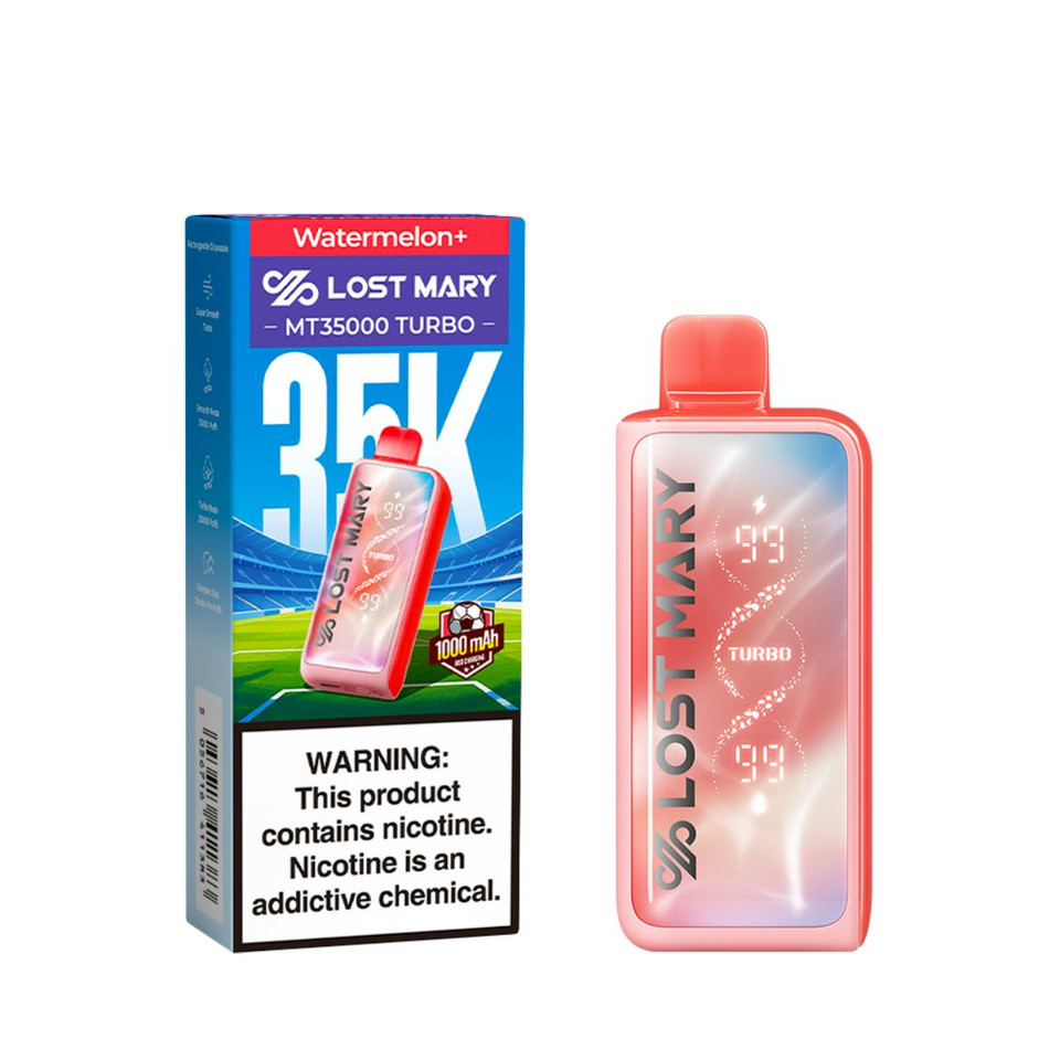 Lost Mary MT 35,000 Puff Turbo Disposable Watermelon Plus - World Cup Edition