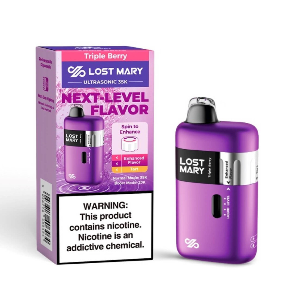 Lost Mary Ultrasonic 35K Puff Disposable Triple Berry