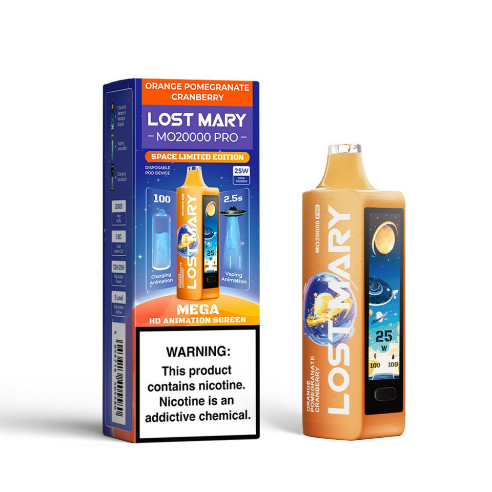 Lost Mary MO20000 Pro 20000 Puff Disposable Space Limited Edition - Orange Pomegranate Cranberry