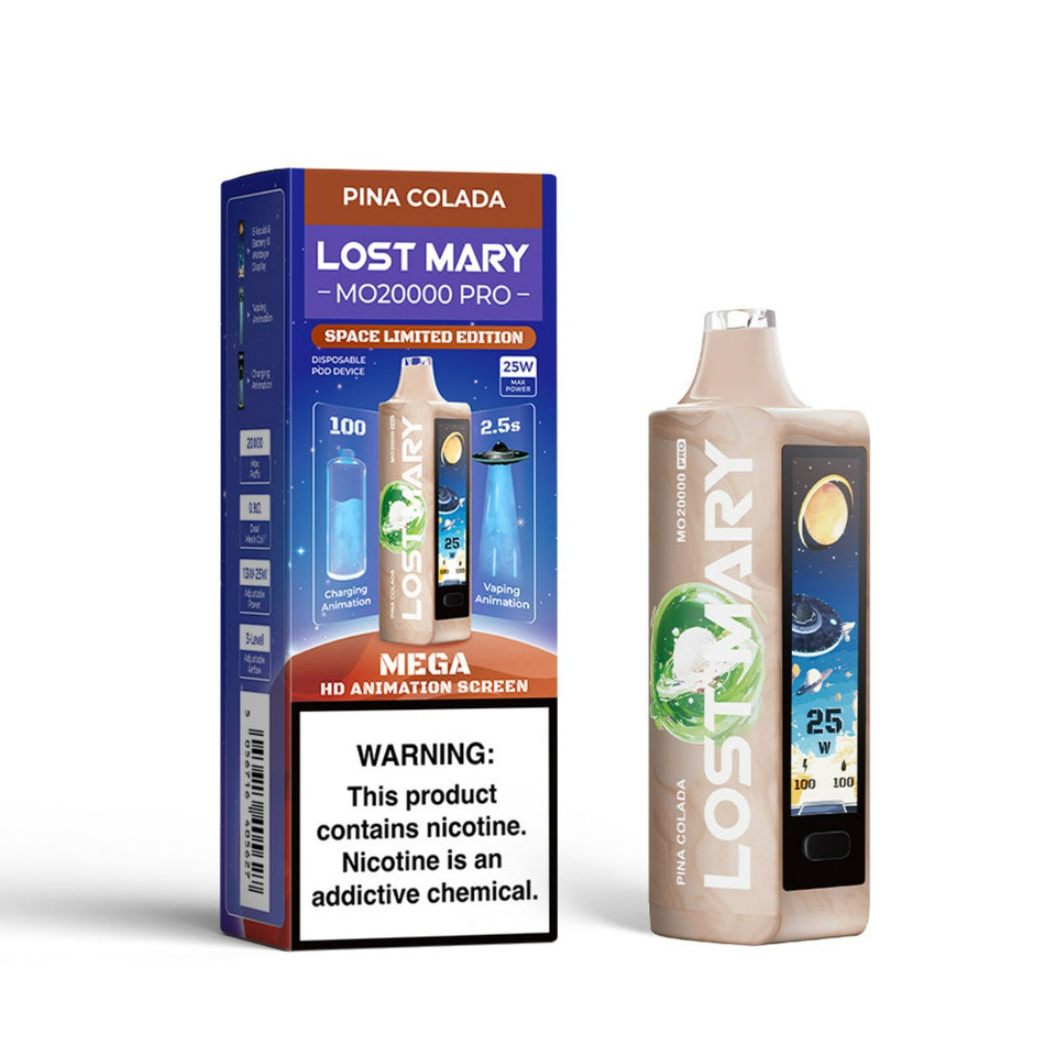 Lost Mary MO20000 Pro 20000 Puff Disposable Space Limited Edition - Pina Colada