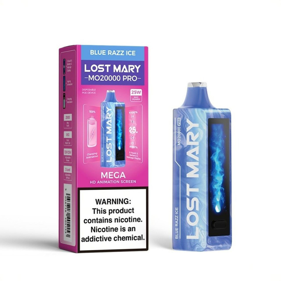 Lost Mary MO20000 Pro Disposable Blue Razz Ice