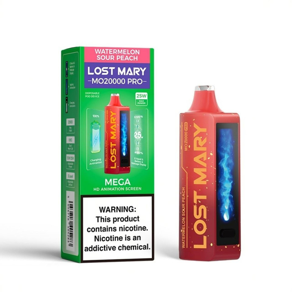 Lost Mary MO20000 Pro Disposable Watermelon Sour Peach