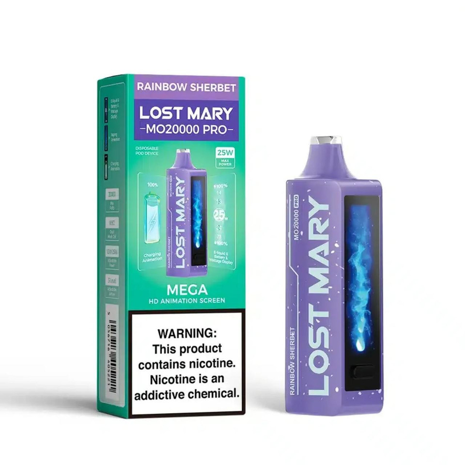 Lost Mary MO20000 Pro 20000 Puff Disposable Rainbow Sherbet