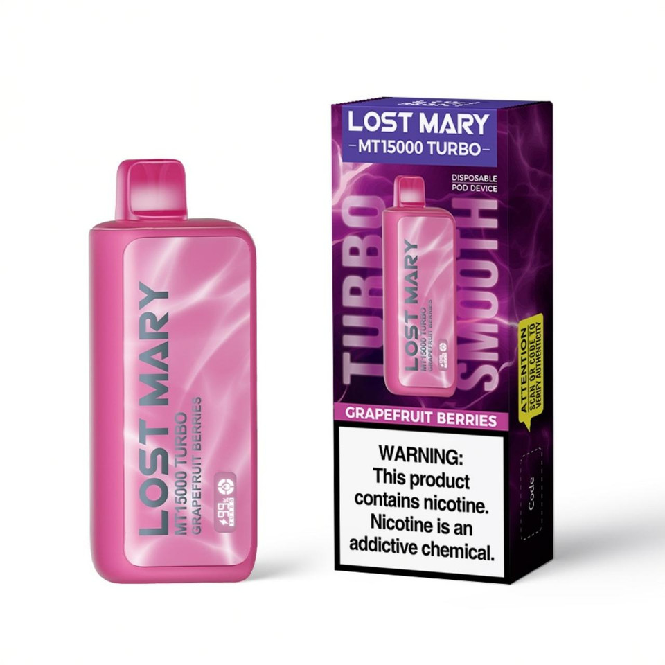 Lost Mary MT 15000 Puff Turbo Disposable Grapefruit Berries