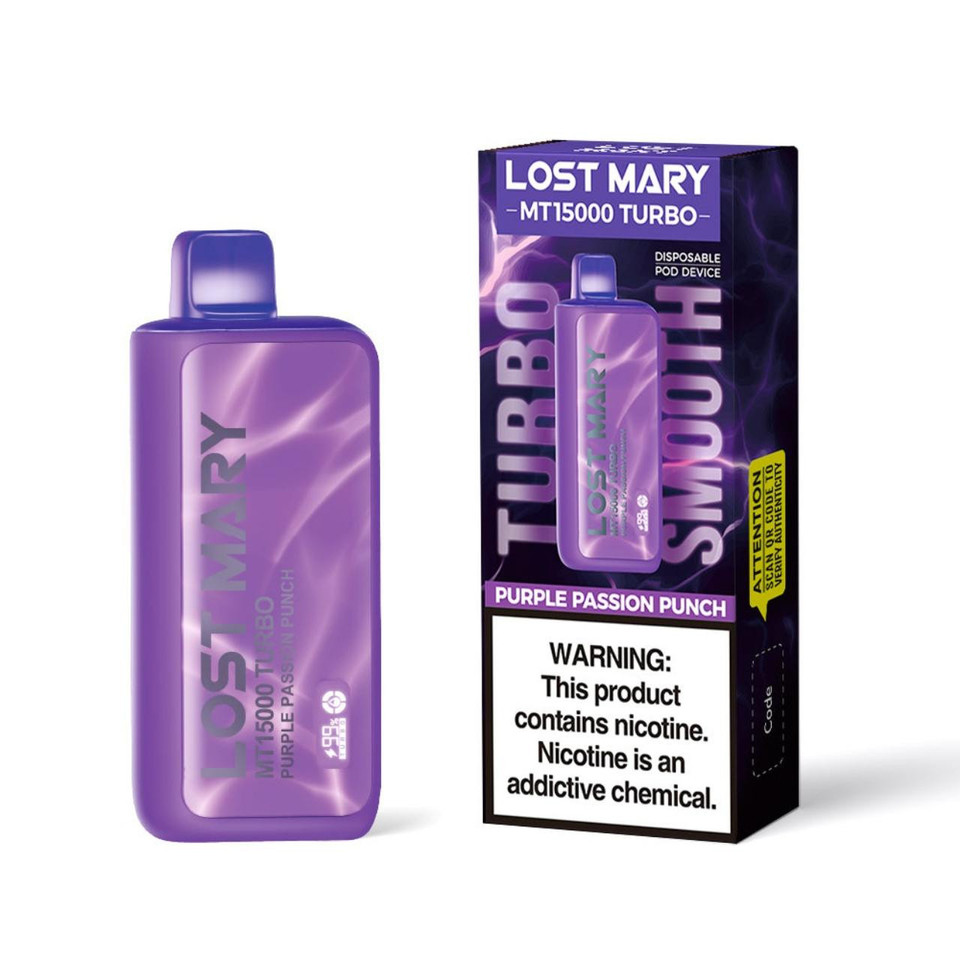 Lost Mary MT 15000 Puff Turbo Disposable Purple Passion Punch