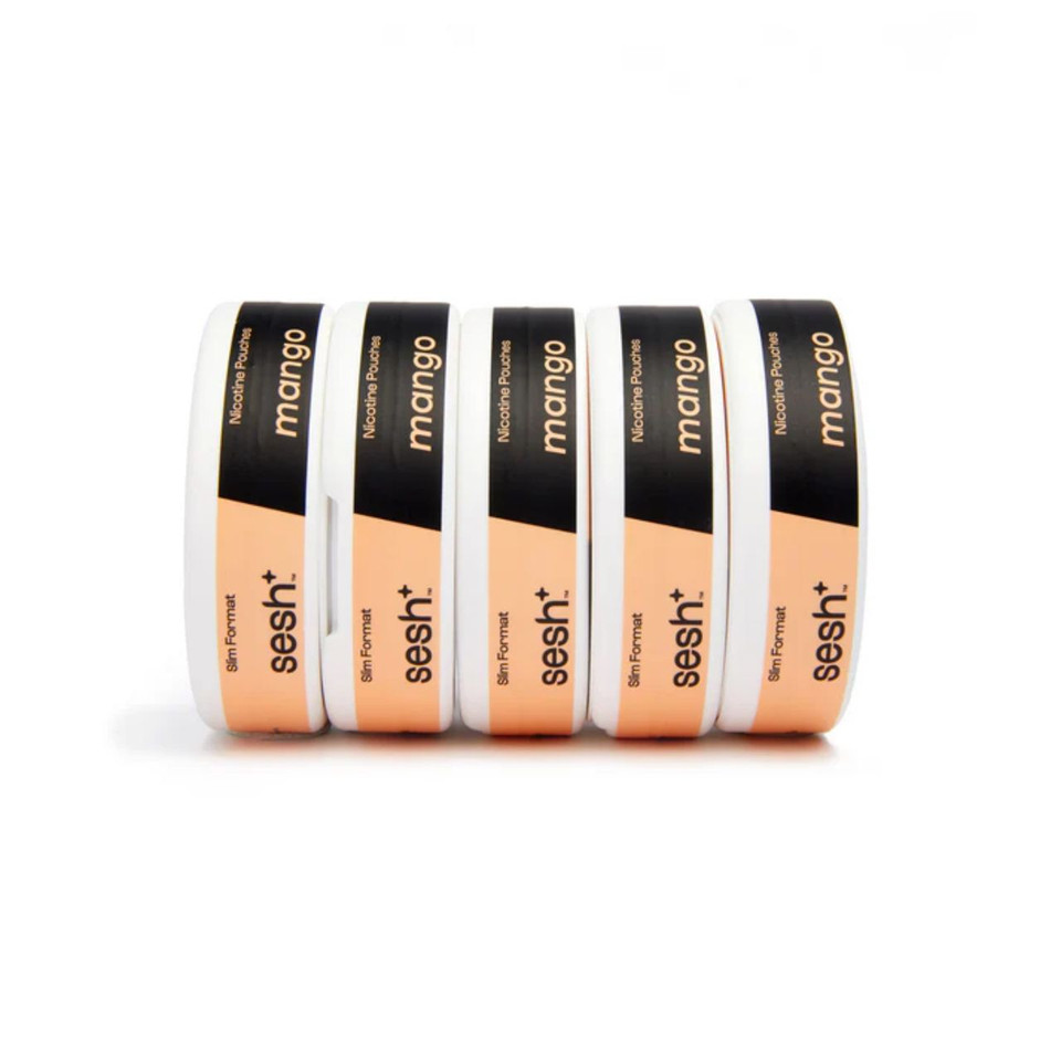Sesh + Nicotine Pouches 5PK-Mango
