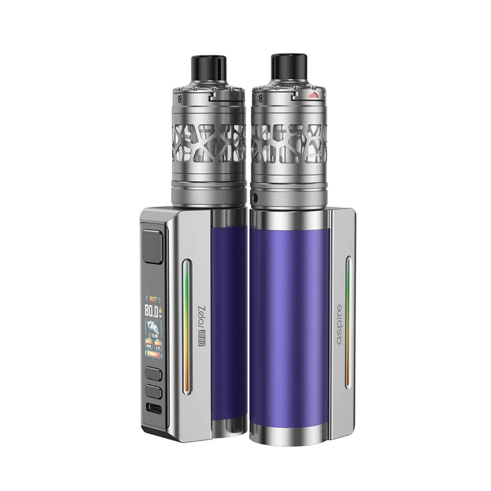 Aspire Zelos M80 Kit Purple Silver