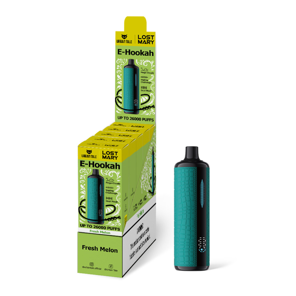 Urban Tale X Lost Mary Hookah 26000 Puff Disposable Fresh Melon
