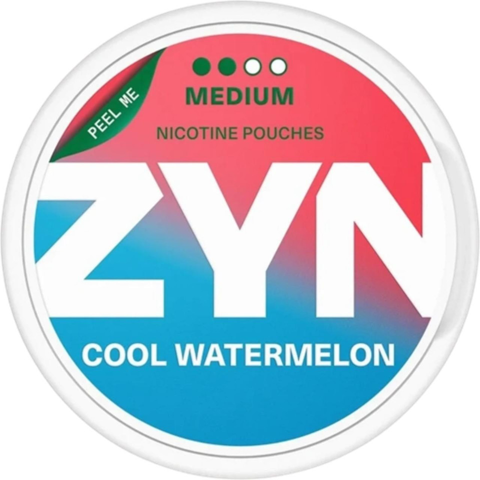 ZYN Nicotine Pouches - 1PK Cool Watermelon 11MG -EURO