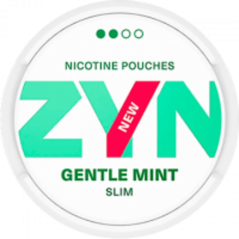 ZYN Nicotine Pouches - 1PK Gentle Mint Slim 6.5MG