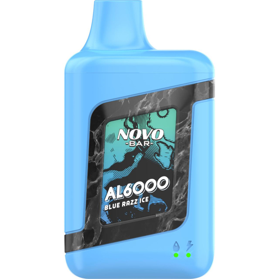SMOK NOVO Bar AL6000 Puff Disposable BLUE RAZZ ICE