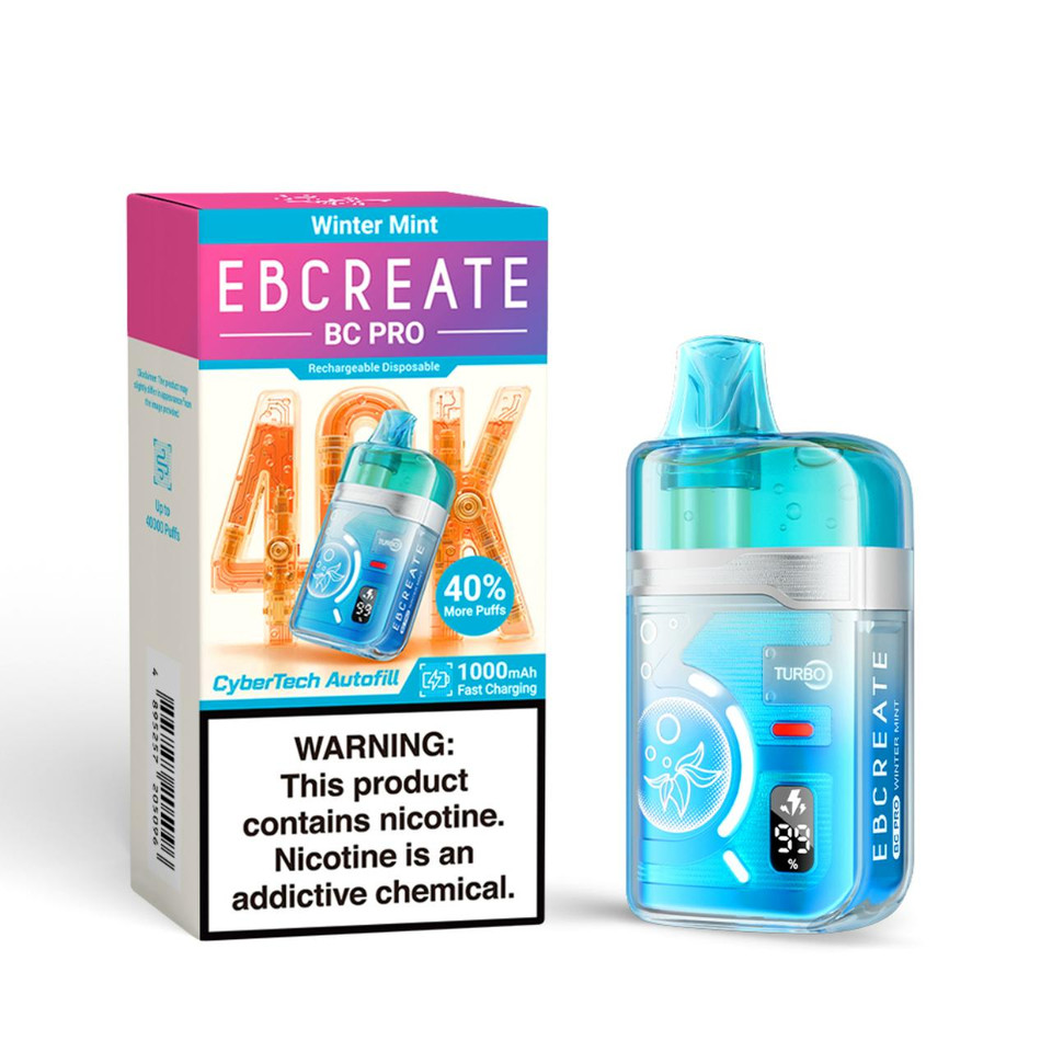 EBCREATE BC Pro 40K Puff Disposable Winter Mint