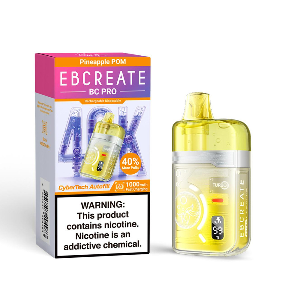 EBCREATE BC Pro 40K Puff Disposable Pineapple POM