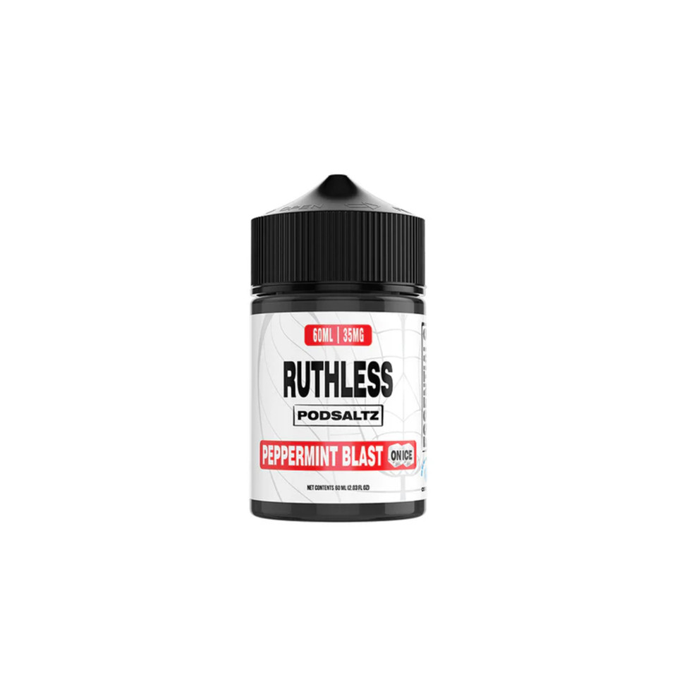 Ruthless Essentials 60ml Salt E-Juice Peppermint Blast On Ice